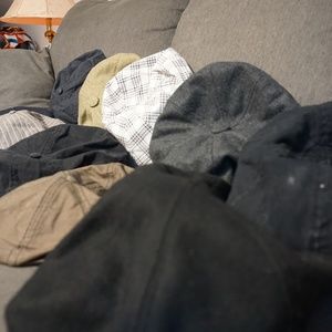 Newsies, wool and cotton flat caps